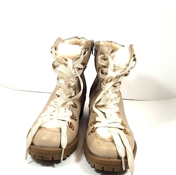 Maurices Cream and Tan Ankle Boots - Picture 3 of 4